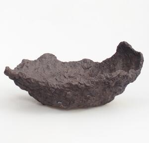 E-bonsai Keramická Skořápka 25 x 19 x 12 cm hnědá