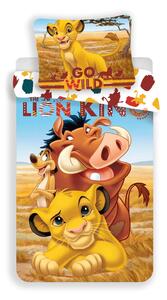 Bavlněné dětské povlečení na jednolůžko 140x200 cm Lion King – Jerry Fabrics