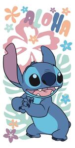 Bavlněná dětská osuška 70x140 cm Lilo and Stitch "Hawaiian Harmony" – Jerry Fabrics