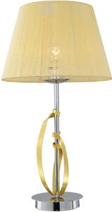 CLX Klasická stolní lampa RONALDO, 1xE27, 60W, zlatá 41-55071