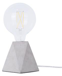 Stolní lampa, světle šedý beton, 12 cm SAJA