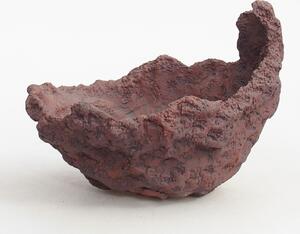 E-bonsai Keramická Skořápka 13 x 11 x 12 cm hnědá