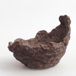 E-bonsai Keramická Skořápka 14 x 12 x 13 cm hnědá