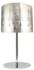 CLX Moderní stolní lampa ENZO, 1xE27, 60W, chromovaná 41-18055