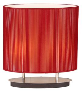CLX Stolní lampa PORTOFINO, 2xE27, 60W, červená 41-10165