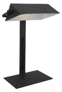 CLX Stolní lampa v bankovním stylu GIOSUE, 1xE14, 40W, černá 41-78339