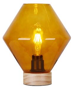 CLX Stolní skandinávská lampa SARZANA, 1xE27, 60W, oranžová 41-78193