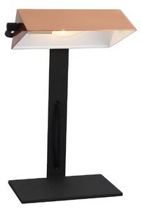 CLX Stolní lampa v bankovním stylu GIOSUE, 1xE14, 40W, měděná 41-78346