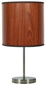 CLX Stolní lampa imitující dřevo VALLADOLID, 1xE27, 60W, dub 41-56750