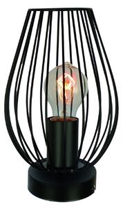 CLX Stolní designová lampa RAPALLO, 1xE27, 60W, černá 41-66732