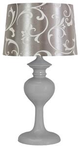 CLX Moderní stolní lampa MARIAN, 1xE14, 40W, šedá 41-64424