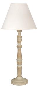 CLX Stolní lampa ve vintage stylu TRIESTE, 1xE27, 60W, bílá 41-85200