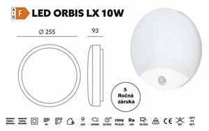 LED svítidlo s detektorem pohybu ORBIS 10W