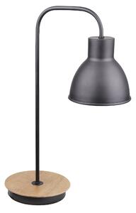 CLX Stolní lampa ve skandinávském stylu BADAJOZ, 1xE27, 60W, černá 41-73488