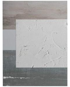 Somcasa Šedý abstraktní obraz Tiles 80 x 60 cm