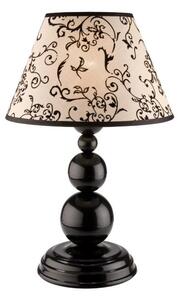 RUEL Stolní dekorativní lampa se vzory LOBLO, 1xE27, 60W, černá LN 1.22