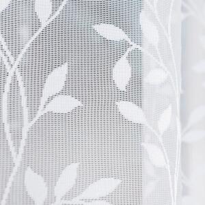 Dekorační oblouková krátká záclona na žabky ZUZANNA 120 bílá 250x120 cm MyBestHome