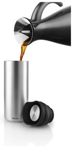 EVA SOLO Nerezová termoska na kávu i čaj s černým víkem 0,35l