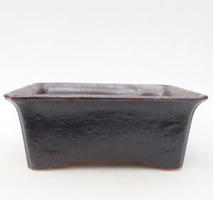 E-bonsai Keramická bonsai miska 18 x 14 x 7 cm hnědá