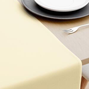 Goldea bavlněný běhoun na stůl - smetanový 35x120 cm