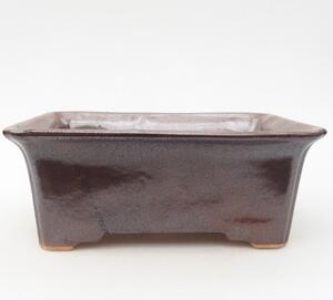 E-bonsai Keramická bonsai miska 18 x 14 x 7 cm hnědá