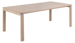 Rozkládací jídelní stůl s deskou v dubovém dekoru 100x200 cm Linley – Actona