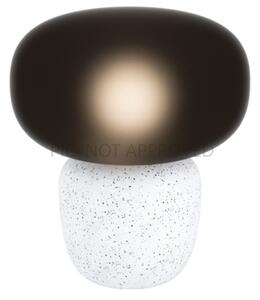 EGLO Designová stolní keramická lampa CAHUAMA, 1xE27, 40W, bíločerná, šedá 99825