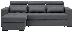 ROHOVÁ SEDAČKA, textil, antracitová Carryhome - Sedací soupravy, Online Only