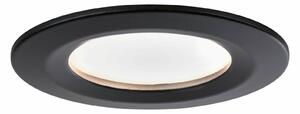 PAULMANN LED vestavné svítidlo Nova kruhové 3x6,5W teplá bílá černá/mat nevýklopné 3ks sada 944.73