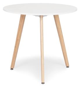 MODERNHOME Odkládací stolek LOUIS 80 cm bílý