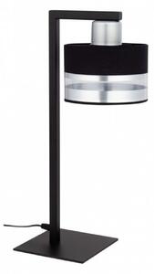 SIGMA Moderní stolní lampa PRO, 1xE27, 60W, černá, stříbrná 50236
