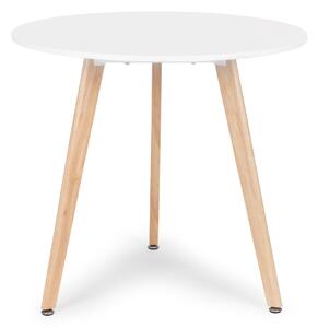 MODERNHOME Odkládací stolek LOUIS 80 cm bílý