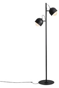 ALDEX Stojací skandinávská lampa BERYL, 2xE27, 60W, černá 976A1