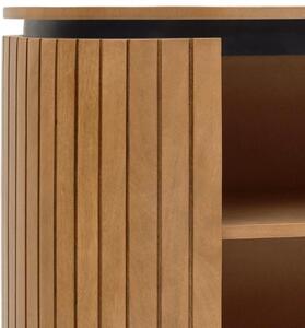 Dřevěná knihovna Kave Home Licia 120 x 90 cm