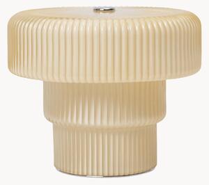 Ručně foukaná přenosná stolní LED lampa Ripple, stmívatelná
