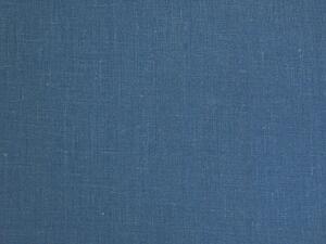 Snový svět Lněný závěs modrý petrolej - 150 cm