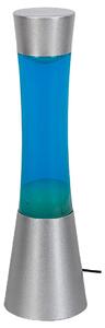 RABALUX Dekorativní stolní lávová lampa MINKA, 1xGY.35, 20W, modrostříbrná 007029