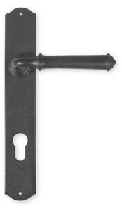GALBUSERA Kovaná klika na dveře model 1899 - PZ, M, 90 mm, antická černá