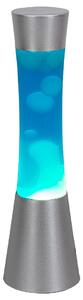 Rabalux Minka stolní lávové svítidlo 1x20W | GY6,35 - stříbrná, modrá