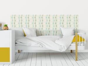 FUGU Pruh za postel - Obloučky beige Varianta ochrany zdi: Delší strana postele 200x65 cm