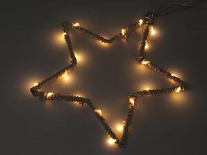 Dekorační vánoční hvězda svítící LED k zavěšení 20 cm