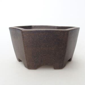 E-bonsai Miska 13 x 11,5 x 6 cm barva hnědookrová