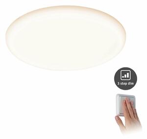 PAULMANN LED vestavné svítidlo Veluna VariFit IP44 3-krokové-stmívatelné kruhové 215 21W 3.000K satén 930.64
