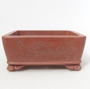 E-bonsai Miska 10,5 x 8 x 4,5 cm barva cihlová