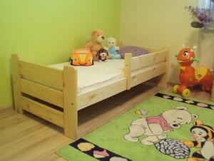 Dětská postel Kubus 80x160 cm s roštem (Barva dřeva: Borovice)