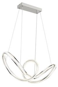 Závěsné svítidlo LED 2700–6000K chrómová IP20 GLOBO lighting EVANGELINE 67440H časovač