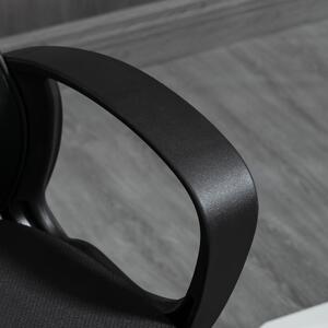 Vinsetto Kancelářská židle s vysokým opěrákem - nastavitelná, rozměry 59 Š x 65 H x 124 V cm, 360° otáčecí, prodyšná černá síťovina | Aosom