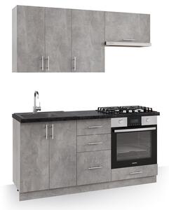 Kuchyně FELIPE A 160 beton/beton
