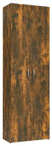 Kancelářská skříň kouřový dub 60 x 32 x 190 cm kompozitní dřevo