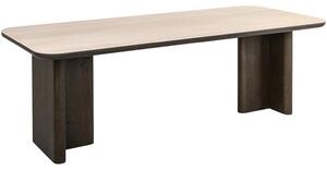 Richmond Hnědý jídelní stůl Nando 270 x 100 cm s keramickou deskou